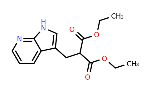 27663-73-6 | Diethyl 2-((1H-pyrrolo[2,3-b]pyridin-3-yl)methyl)malonate