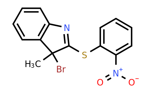 27933-36-4 | 3-Bromo-3-methyl-2-((2-nitrophenyl)thio)-3H-indole