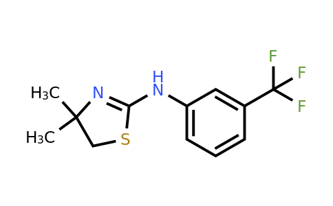 281211-64-1 | 4,4-Dimethyl-n-[3-(trifluoromethyl)phenyl]-4,5-dihydro-1,3-thiazol-2-amine