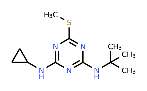 28159-98-0 | N2-(tert-Butyl)-N4-cyclopropyl-6-(methylthio)-1,3,5-triazine-2,4-diamine