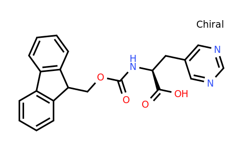 281655-48-9 | (2s)-2-{[(9h-fluoren-9-ylmethoxy)carbonyl]amino}-3-(pyrimidin-5-yl)propanoic acid