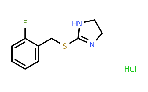 2-[(2-Fluorobenzyl)thio]-4,5-dihydro-1H-imidazole hydrochloride