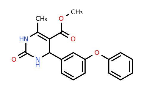 282108-65-0 | Methyl 6-methyl-2-oxo-4-(3-phenoxyphenyl)-1,2,3,4-tetrahydropyrimidine-5-carboxylate
