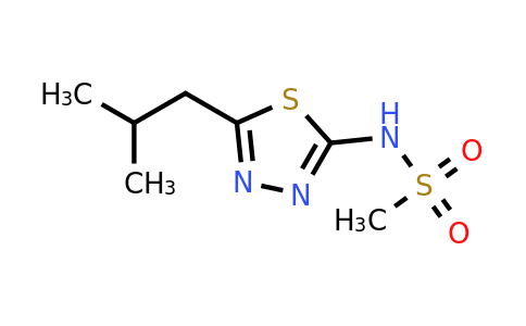 28242-65-1 | N-(5-isobutyl-1,3,4-thiadiazol-2-yl)methanesulfonamide