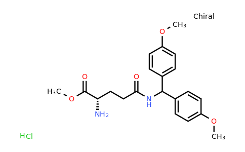 28252-55-3 | (S)-Methyl 2-amino-5-((bis(4-methoxyphenyl)methyl)amino)-5-oxopentanoate hydrochloride