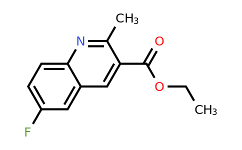 282540-26-5 | Ethyl 6-fluoro-2-methylquinoline-3-carboxylate