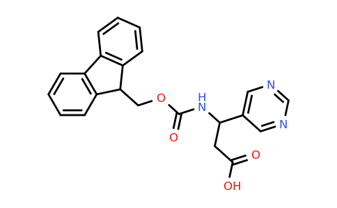 284491-96-9 | 3-((((9h-Fluoren-9-yl)methoxy)carbonyl)amino)-3-(pyrimidin-5-yl)propanoic acid