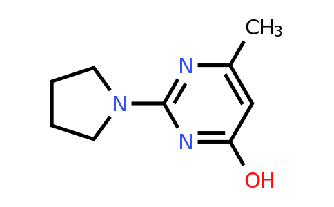 284680-44-0 | 6-Methyl-2-(pyrrolidin-1-yl)pyrimidin-4-ol