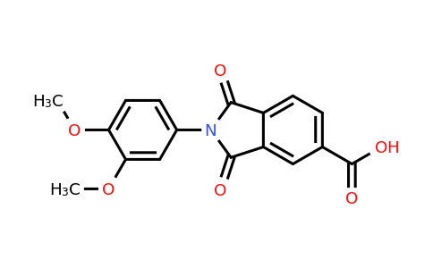 285552-84-3 | 2-(3,4-Dimethoxyphenyl)-1,3-dioxoisoindoline-5-carboxylic acid