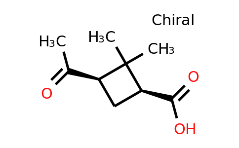 28587-41-9 | cis-3-acetyl-2,2-dimethyl-cyclobutanecarboxylic acid