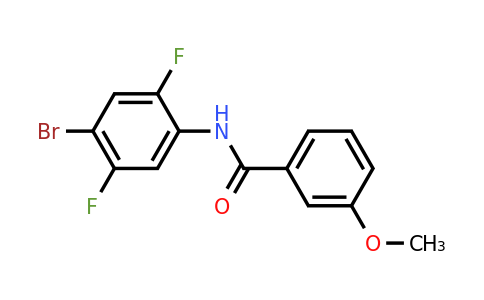 286366-73-2 | N-(4-Bromo-2,5-difluorophenyl)-3-methoxybenzamide