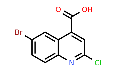 287176-62-9 | 6-Bromo-2-chloroquinoline-4-carboxylic acid