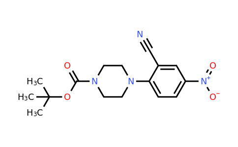 288251-87-6 | tert-Butyl 4-(2-cyano-4-nitrophenyl)piperazine-1-carboxylate