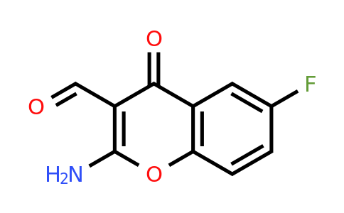 288399-47-3 | 2-Amino-6-fluoro-4-oxo-4H-1-benzopyran-3-carboxaldehyde