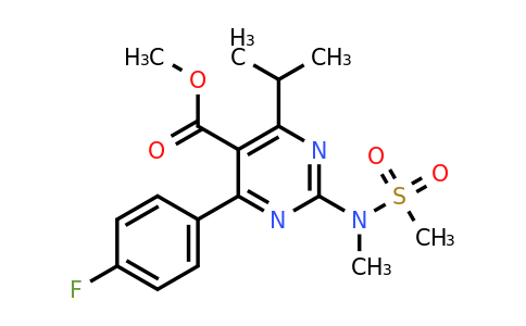 289042-11-1 | Methyl 4-(4-fluorophenyl)-6-isopropyl-2-(N-methylmethylsulfonamido)pyrimidine-5-carboxylate