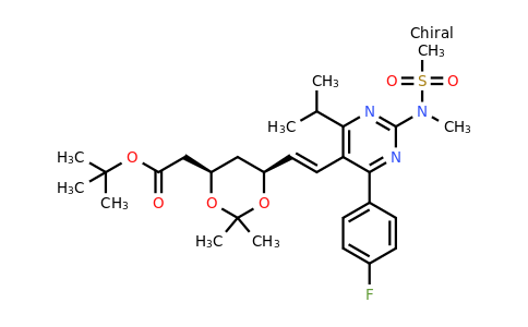 289042-12-2 | tert-Butyl 2-((4R,6S)-6-((E)-2-(4-(4-fluorophenyl)-6-isopropyl-2-(N-methylmethylsulfonamido)pyrimidin-5-yl)vinyl)-2,2-dimethyl-1,3-dioxan-4-yl)acetate