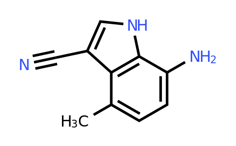289483-87-0 | 7-Amino-4-methyl-1H-indole-3-carbonitrile
