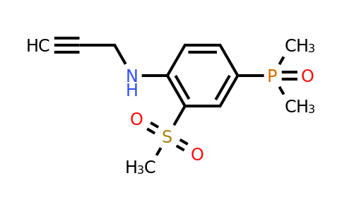 2903924-26-3 | Dimethyl(3-(methylsulfonyl)-4-(prop-2-yn-1-ylamino)phenyl)phosphine oxide