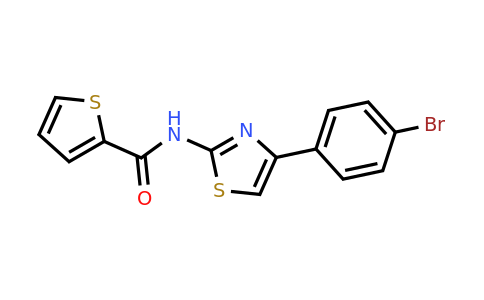 290829-15-1 | N-(4-(4-bromophenyl)thiazol-2-yl)thiophene-2-carboxamide