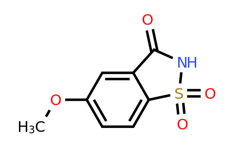 5-Methoxybenzo[d]isothiazol-3(2H)-one 1,1-dioxide