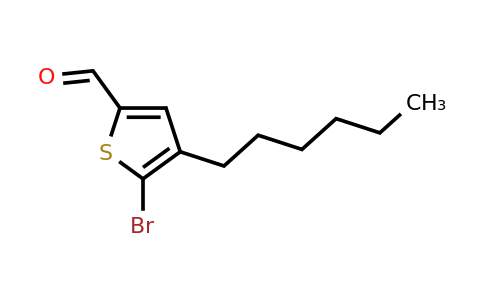 291535-21-2 | 5-Bromo-4-hexylthiophene-2-carbaldehyde