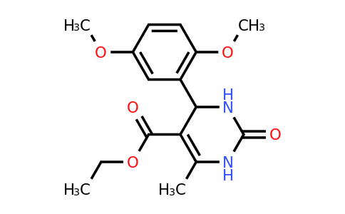 292855-70-0 | Ethyl 4-(2,5-dimethoxyphenyl)-6-methyl-2-oxo-1,2,3,4-tetrahydropyrimidine-5-carboxylate