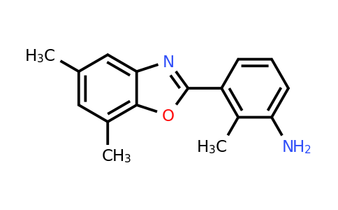 3-(5,7-Dimethylbenzo[d]oxazol-2-yl)-2-methylaniline