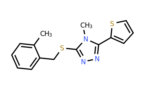 294848-72-9 | 4-Methyl-3-((2-methylbenzyl)thio)-5-(thiophen-2-yl)-4H-1,2,4-triazole