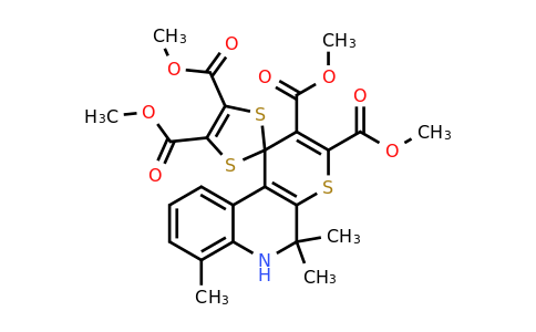295347-16-9 | Tetramethyl 5,5,7-trimethyl-5,6-dihydrospiro[thiopyrano[2,3-c]quinoline-1,2'-[1,3]dithiole]-2,3,4',5'-tetracarboxylate