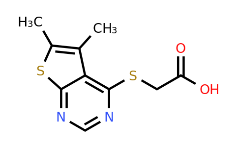 296262-16-3 | 2-({5,6-dimethylthieno[2,3-d]pyrimidin-4-yl}sulfanyl)acetic acid
