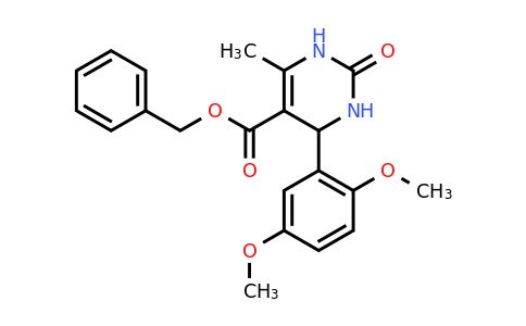 296262-55-0 | Benzyl 4-(2,5-dimethoxyphenyl)-6-methyl-2-oxo-1,2,3,4-tetrahydropyrimidine-5-carboxylate