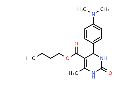 296262-64-1 | Butyl 4-(4-(dimethylamino)phenyl)-6-methyl-2-oxo-1,2,3,4-tetrahydropyrimidine-5-carboxylate