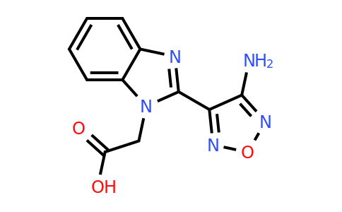 2-(2-(4-Amino-1,2,5-oxadiazol-3-yl)-1H-benzo[d]imidazol-1-yl)acetic acid