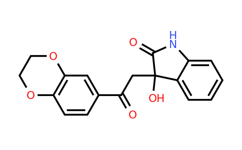 296793-35-6 | 3-(2-(2,3-Dihydrobenzo[b][1,4]dioxin-6-yl)-2-oxoethyl)-3-hydroxyindolin-2-one