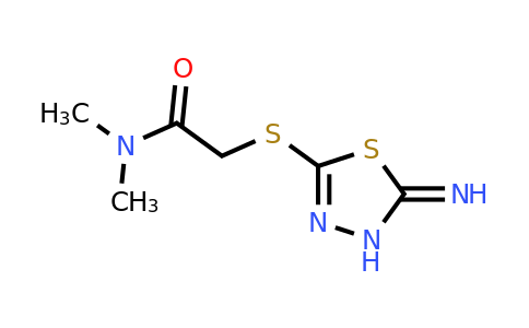 296879-33-9 | 2-((5-Imino-4,5-dihydro-1,3,4-thiadiazol-2-yl)thio)-N,N-dimethylacetamide
