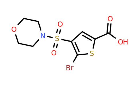 296880-65-4 | 5-Bromo-4-(morpholinosulfonyl)thiophene-2-carboxylic acid