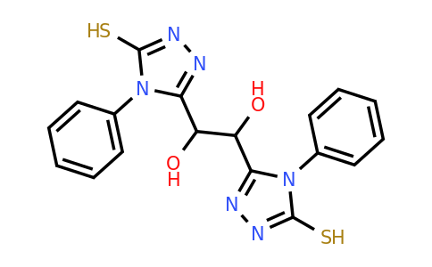 1,2-Bis(5-mercapto-4-phenyl-4H-1,2,4-triazol-3-yl)ethane-1,2-diol