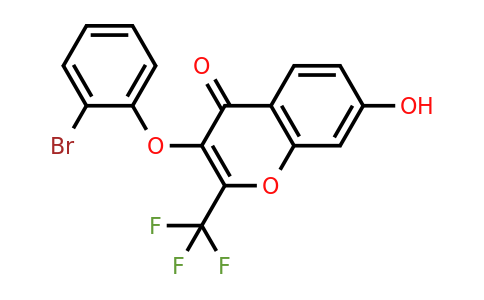 297158-58-8 | 3-(2-Bromophenoxy)-7-hydroxy-2-(trifluoromethyl)-4H-chromen-4-one