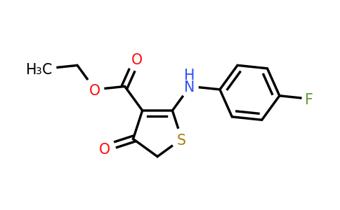 297160-66-8 | Ethyl 2-((4-fluorophenyl)amino)-4-oxo-4,5-dihydrothiophene-3-carboxylate
