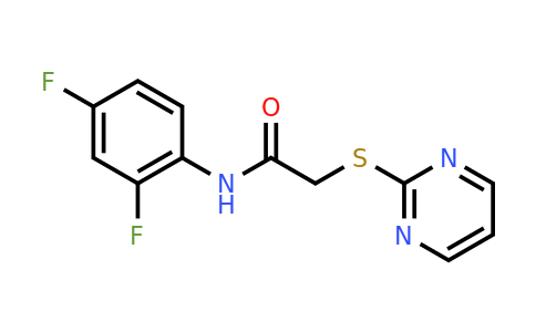 298215-11-9 | N-(2,4-difluorophenyl)-2-(pyrimidin-2-ylthio)acetamide