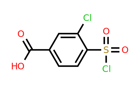 3-Chloro-4-(chlorosulfonyl)benzoic acid