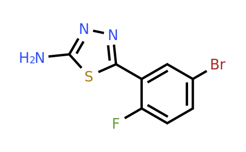 299441-49-9 | 5-(5-Bromo-2-fluorophenyl)-1,3,4-thiadiazol-2-amine