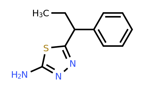 299441-79-5 | 5-(1-Phenylpropyl)-1,3,4-thiadiazol-2-amine