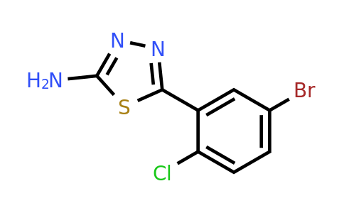 299442-88-9 | 5-(5-Bromo-2-chlorophenyl)-1,3,4-thiadiazol-2-amine