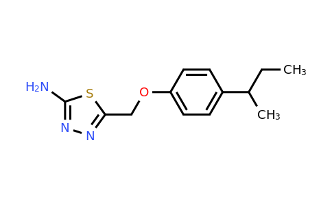 299443-41-7 | 5-((4-(Sec-butyl)phenoxy)methyl)-1,3,4-thiadiazol-2-amine