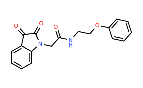 299919-84-9 | 2-(2,3-Dioxoindolin-1-yl)-N-(2-phenoxyethyl)acetamide