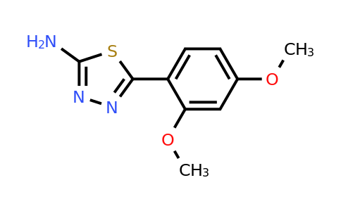 299932-63-1 | 5-(2,4-Dimethoxyphenyl)-1,3,4-thiadiazol-2-amine