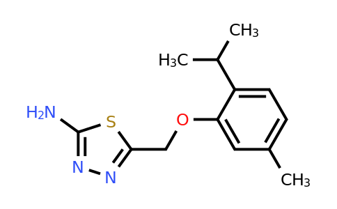 299935-55-0 | 5-((2-Isopropyl-5-methylphenoxy)methyl)-1,3,4-thiadiazol-2-amine