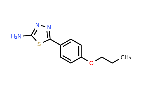 299936-27-9 | 5-(4-Propoxyphenyl)-1,3,4-thiadiazol-2-amine