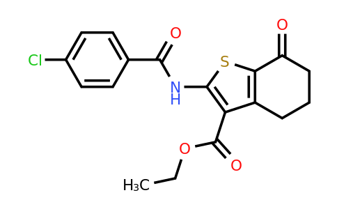 299962-45-1 | Ethyl 2-(4-chlorobenzamido)-7-oxo-4,5,6,7-tetrahydrobenzo[b]thiophene-3-carboxylate